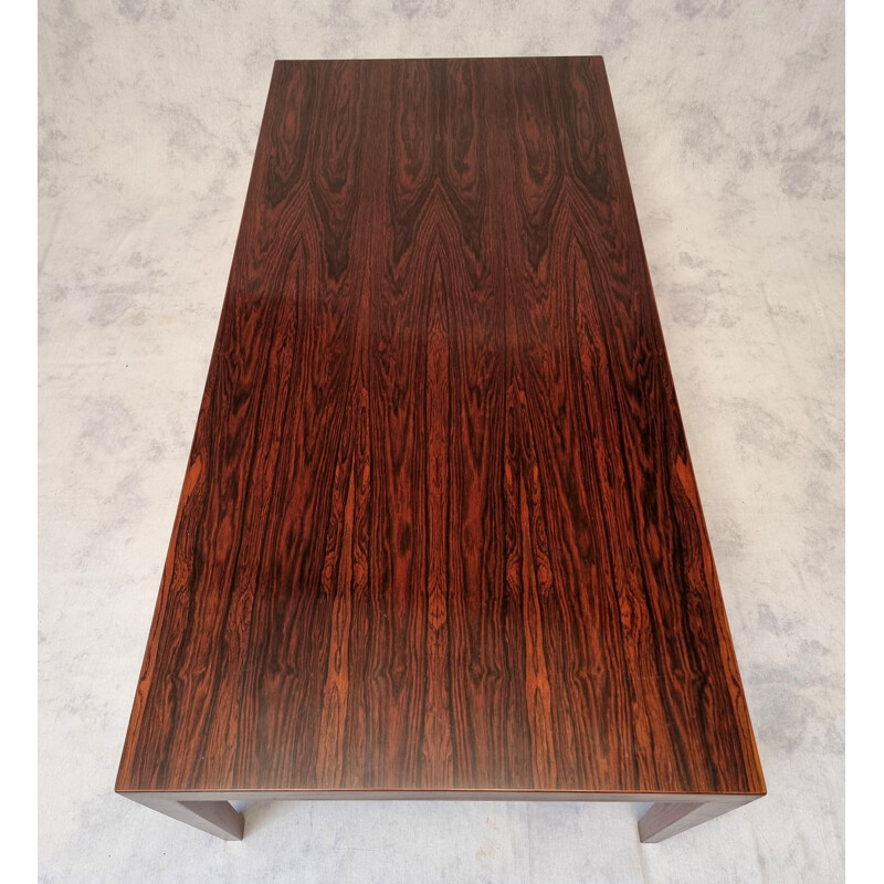 Vintage rosewood coffee table by Séverin Hansen for Haslev Møbelsnedkeri, 1960