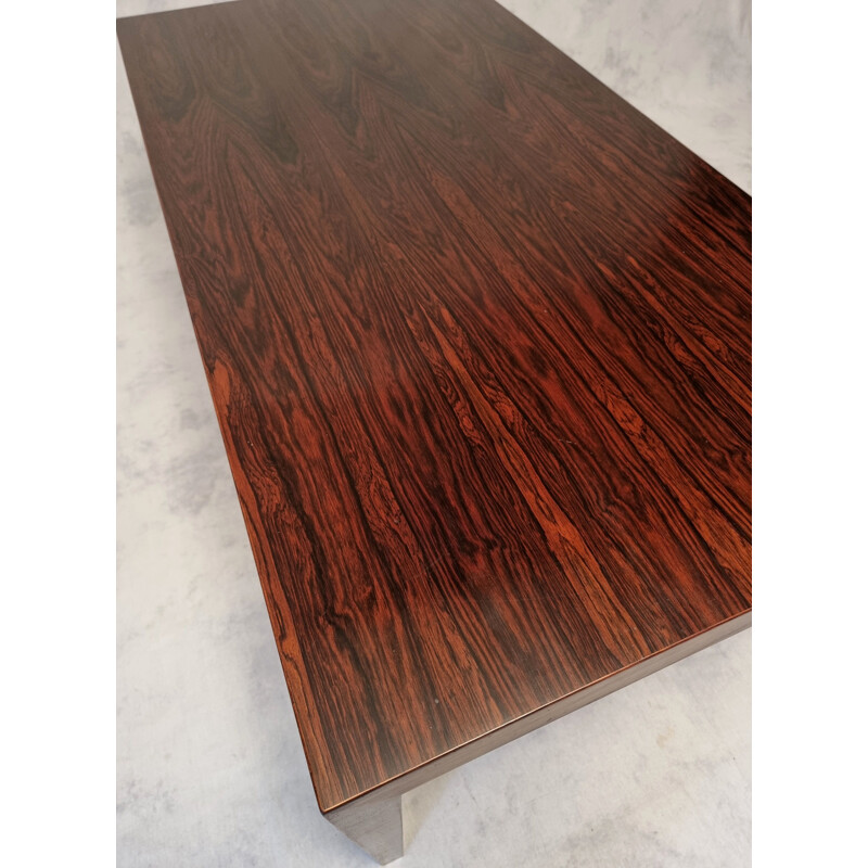 Vintage rosewood coffee table by Séverin Hansen for Haslev Møbelsnedkeri, 1960