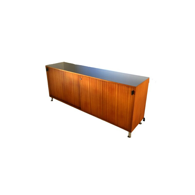 Vintage wooden sideboard by Florence Knoll, 1960s