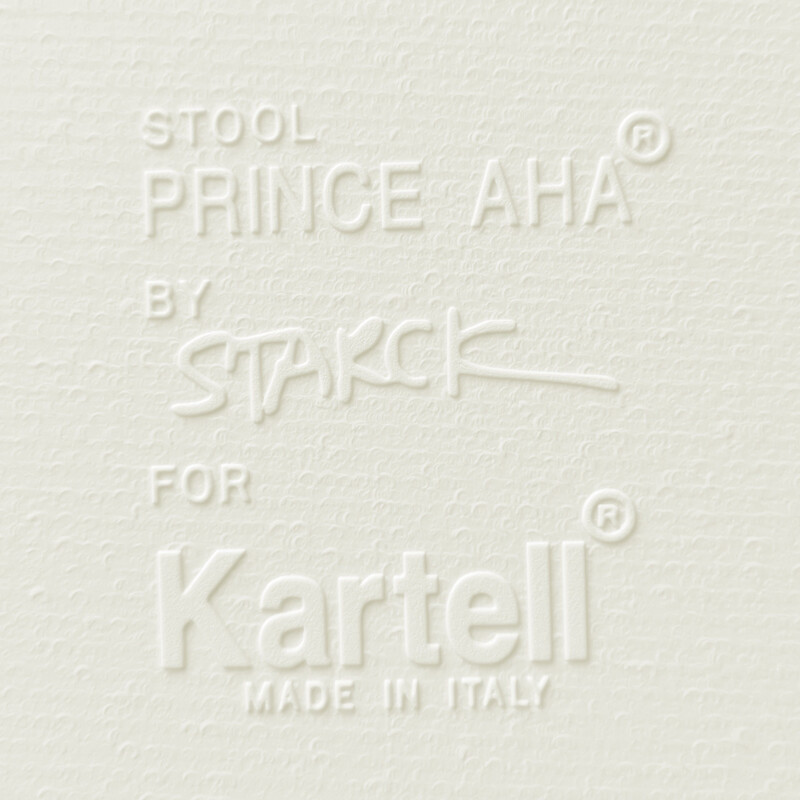 Pair of vintage "Prince Aha" stools by Philippe Starck for Kartell, Italy 1996