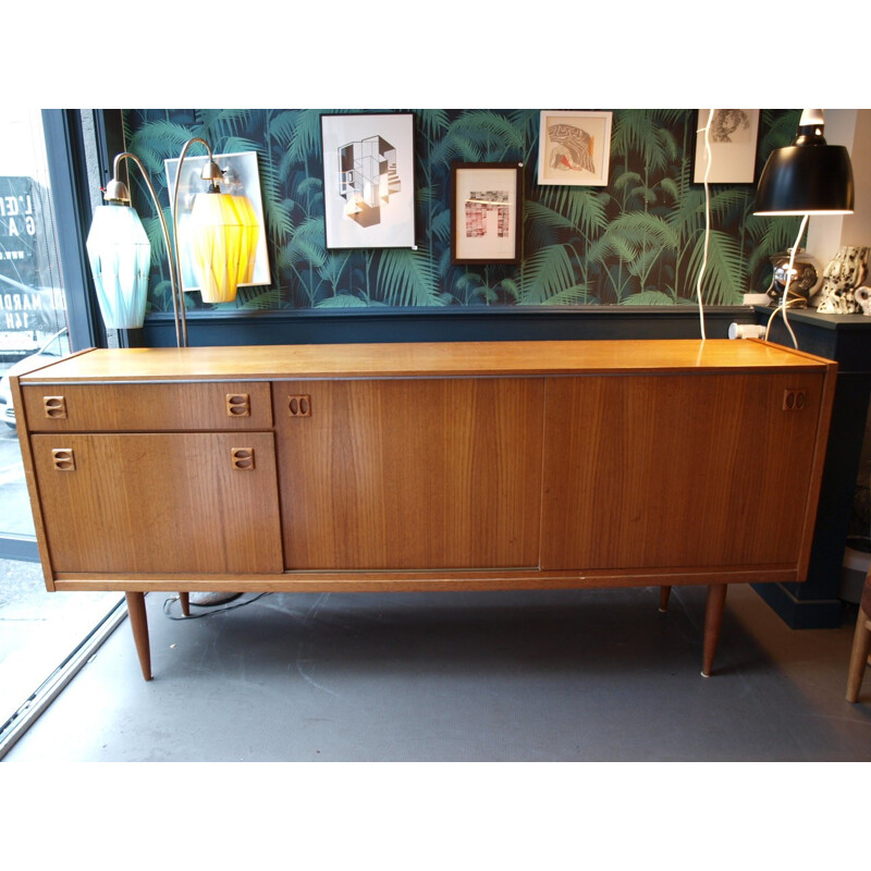 Large mid century sideboard in teak - 1960s