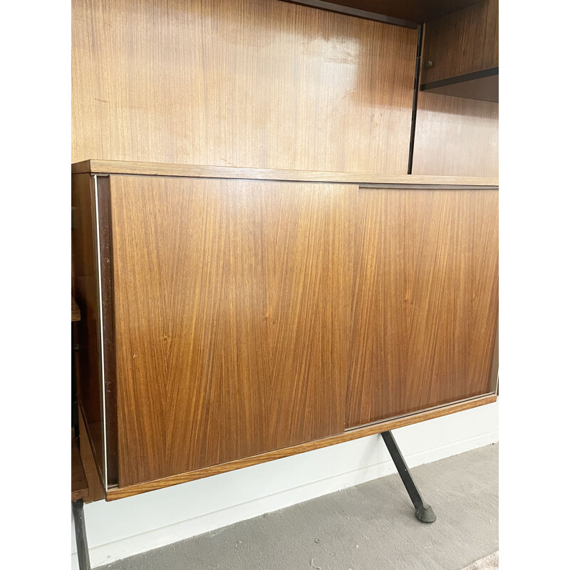 Vintage teak wall unit by Ico Parisi, Italy 1960