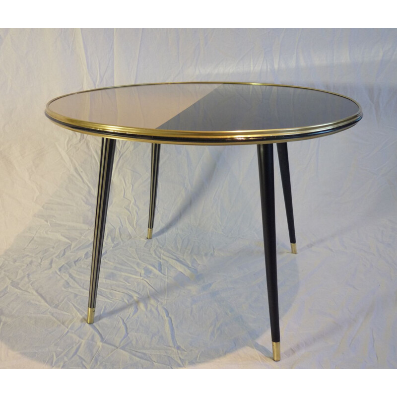 Table basse bicolore vintage