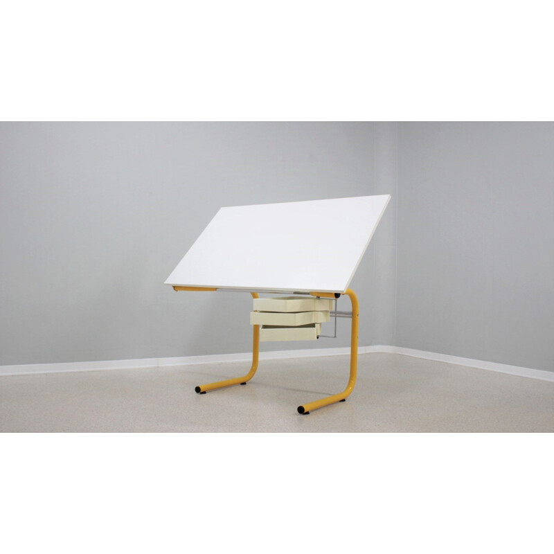 Vintage architect desk by Joe Colombo for Bieffeplast, 1960s