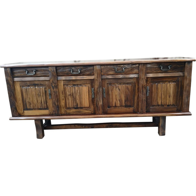 Vintage "Aranjou" dressoir met 4 deuren van Aranjou, 1980