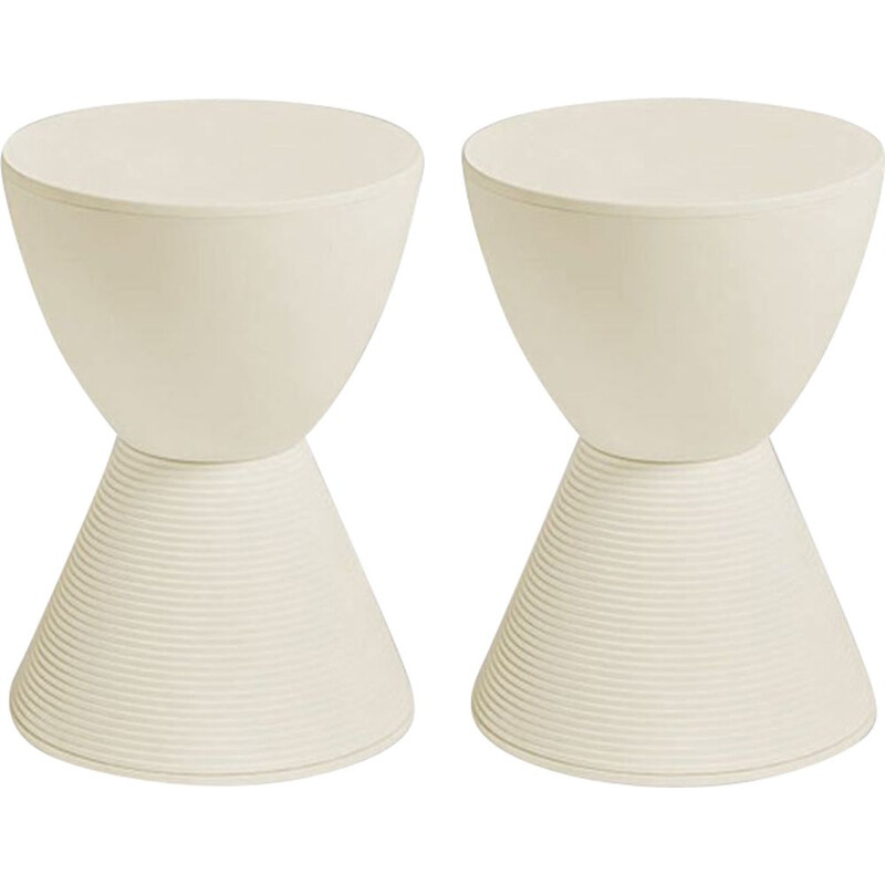 Pair of vintage "Prince Aha" stools by Philippe Starck for Kartell, Italy 1996
