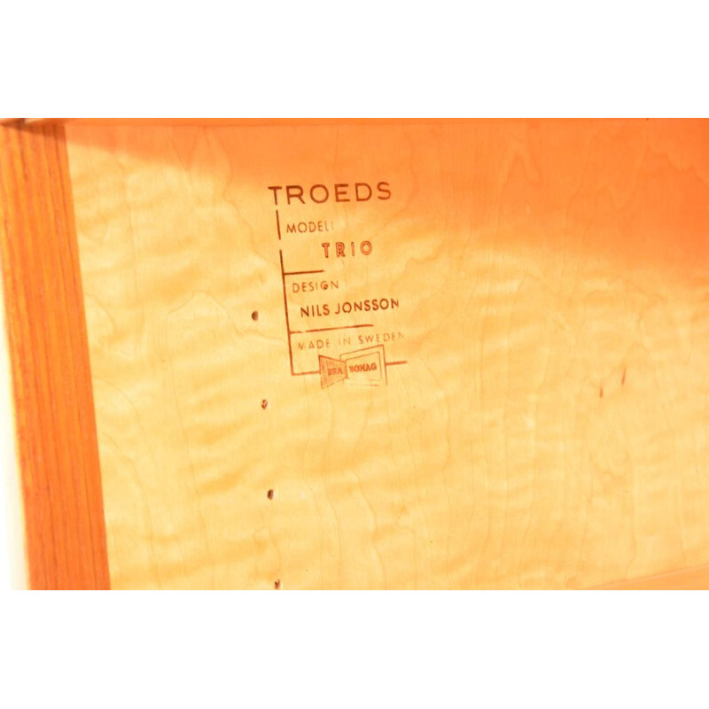 Scandinavian vintage Trio sideboard by Nils Jonsson for Troeds
