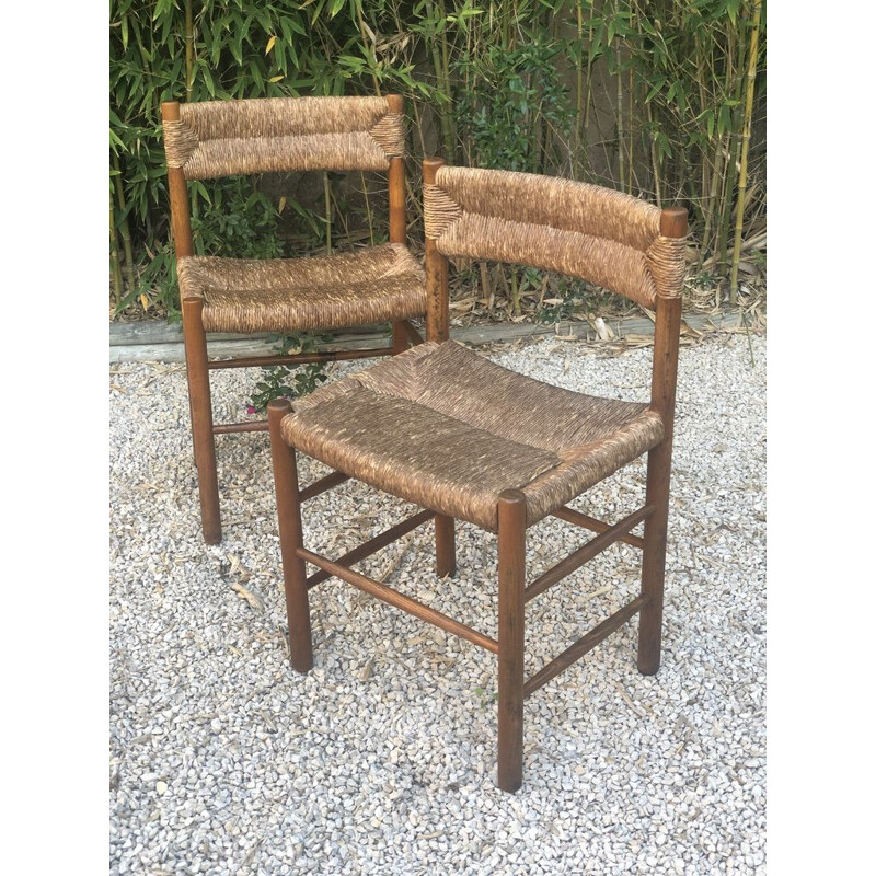 Pair of vintage chairs model Dordogne for Robert Sentou, 1968