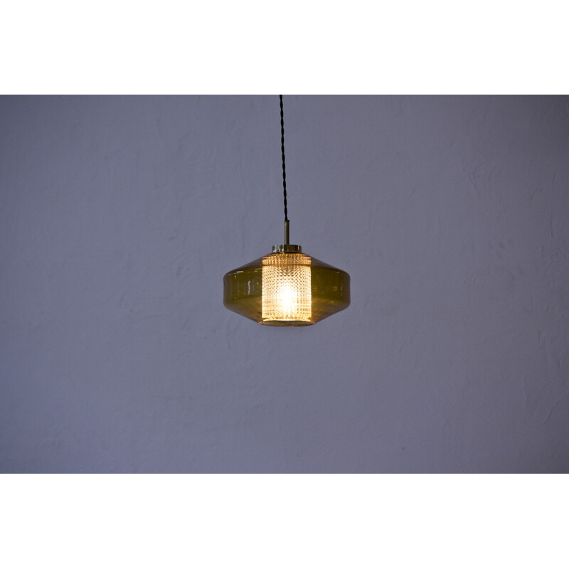 Orrefors pendant lamp, Carl FAGERLUND - 1960s