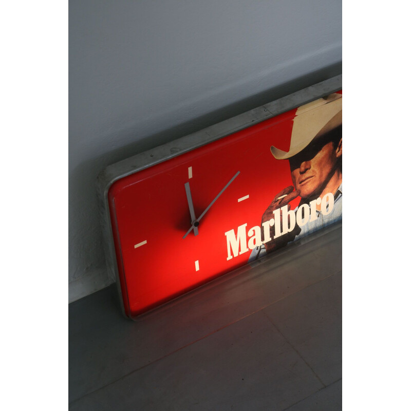 Illuminated vintage Marlboro bar sign, Italy