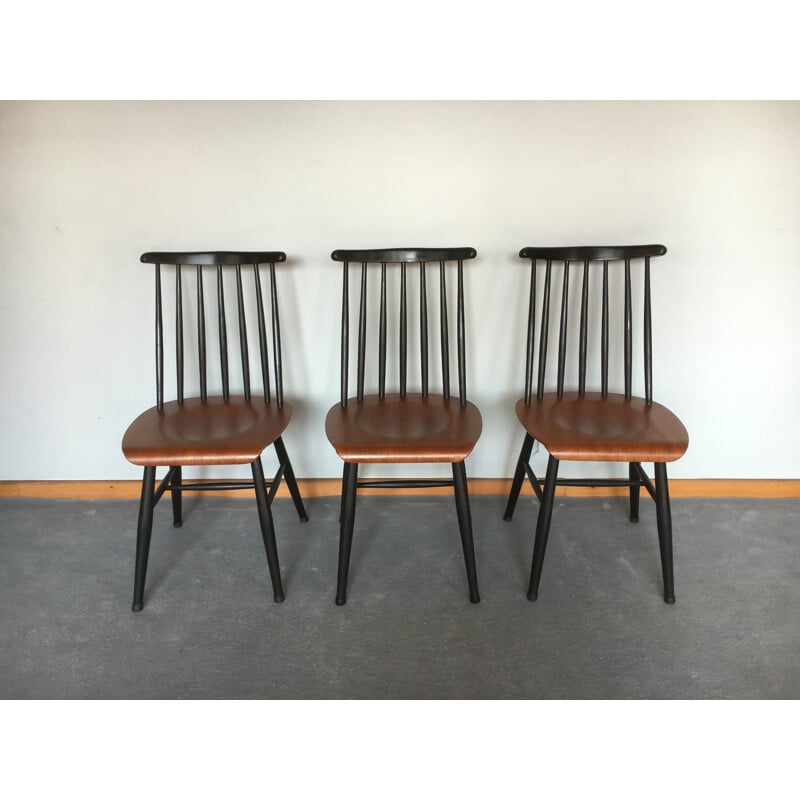 Suite de 6 chaises en bois, Ilmari TAPIOVAARA - 1960