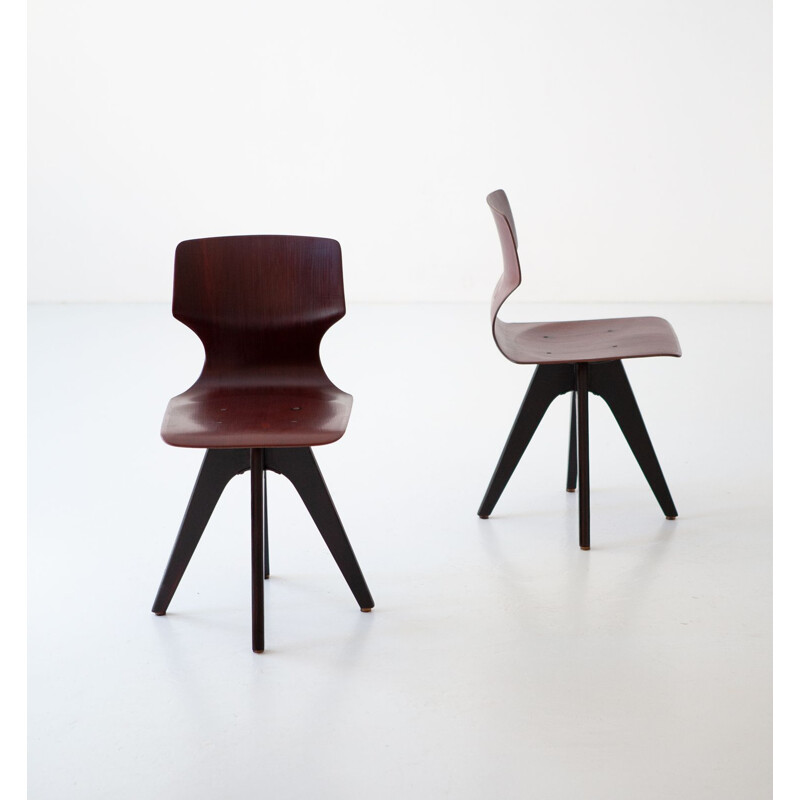 Vintage bentwood desk chair, 1950s