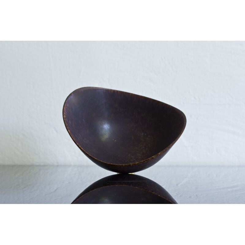 Swedish stoneware organic bowl, Gunnar NYLUNd - 1950s