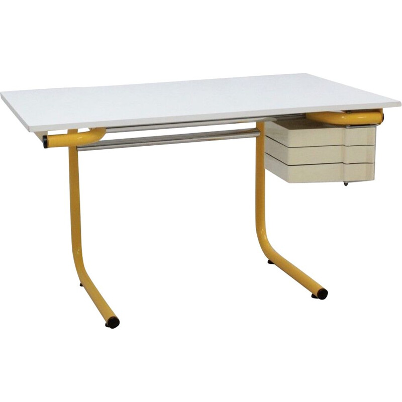 Vintage architect desk by Joe Colombo for Bieffeplast, 1960s