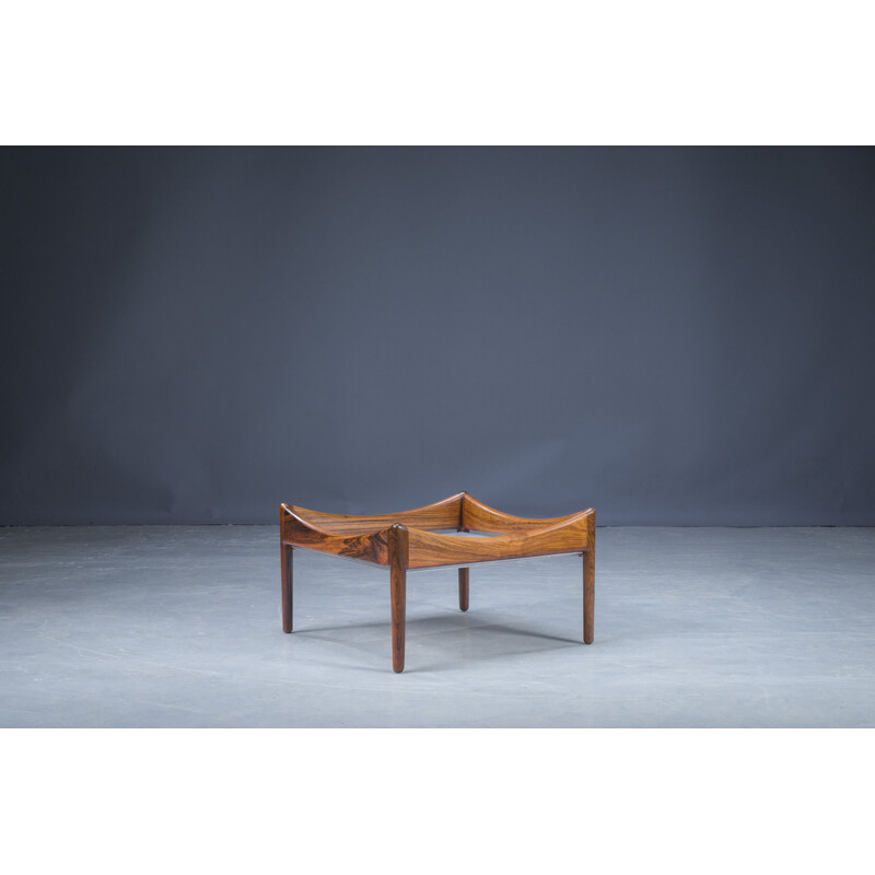 Table basse vintage en palissandre de Kristian Vedel pour la fabrique de meubles Søren Willadsen, 1960