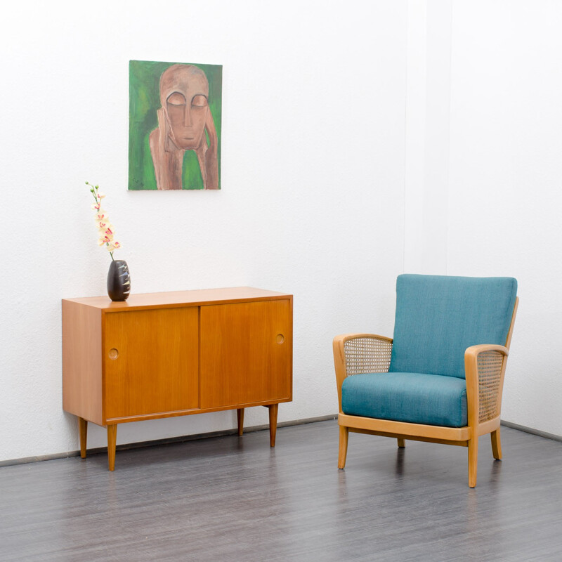 Small elmwood sideboard - 1960s