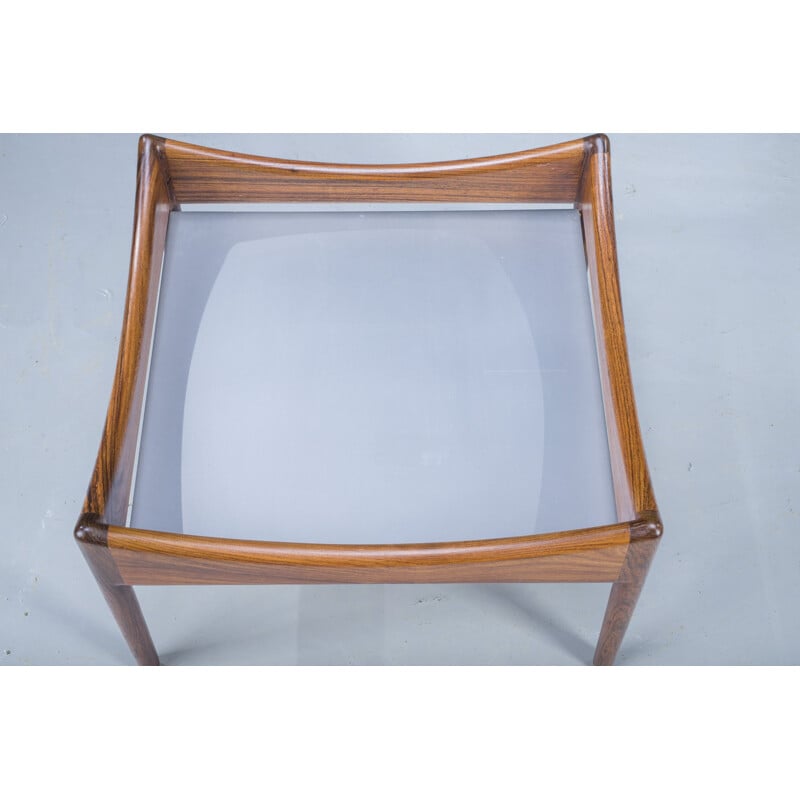 Mesa de café Vintage Rosewood de Kristian Vedel para Fábrica de Móveis Søren Willadsen, 1960