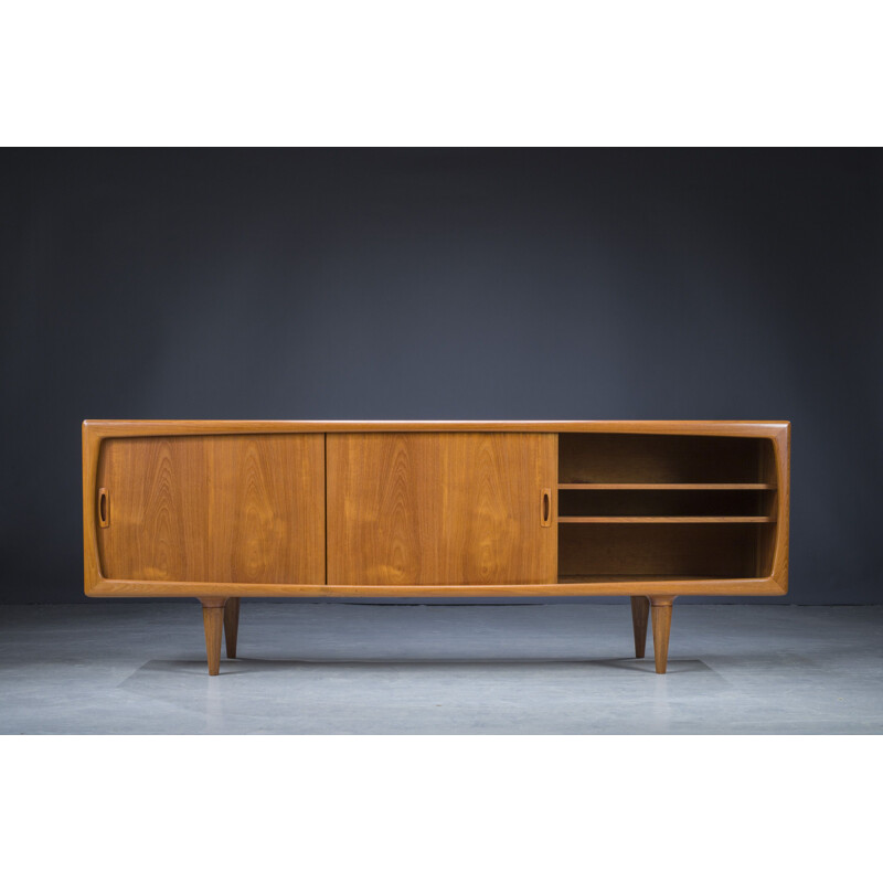 Mid-century Danish teak sideboard by Hp Hansen, 1950s