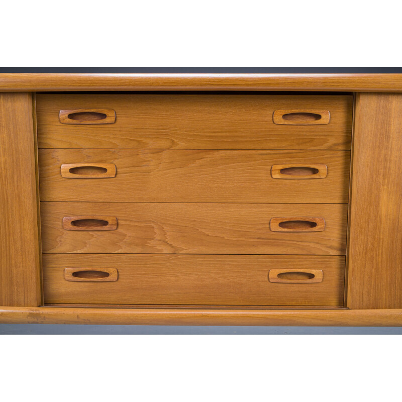 Mid-century Danish teak sideboard by Hp Hansen, 1950s