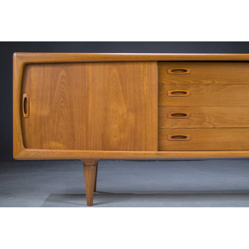 Mid-century Danish teak sideboard by Hp Hansen, 1950s