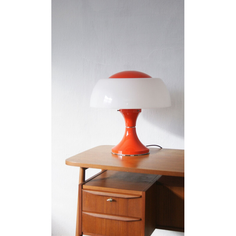 Lampe de table italienne vintage par Gaetano Sciolari pour Ecolight, 1968