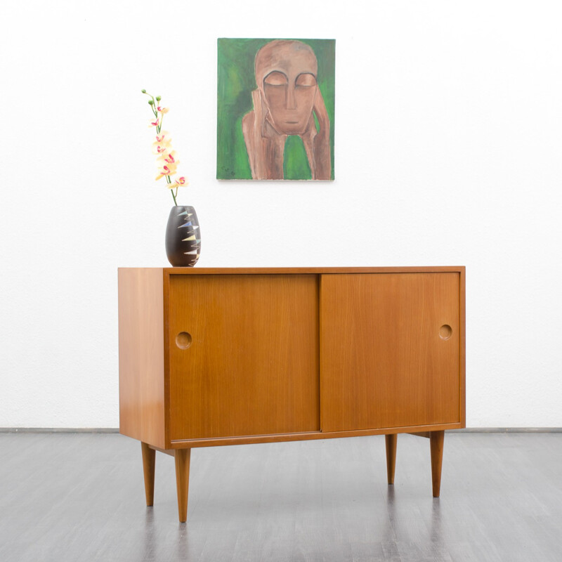 Small elmwood sideboard - 1960s