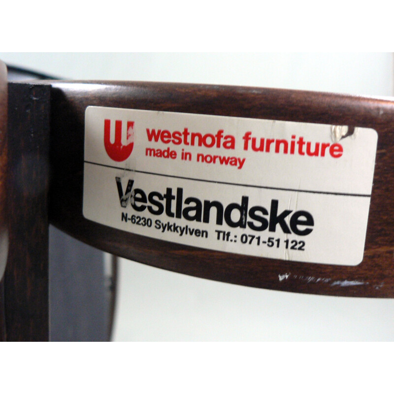 Pair of vintage Westnofa armchairs, Ingmar RELLING - 1970s
