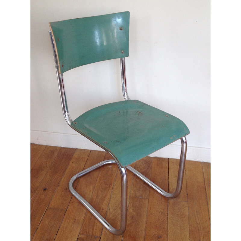 Paire de chaises "S43" Thonet vintage, Mart STAM - 1940