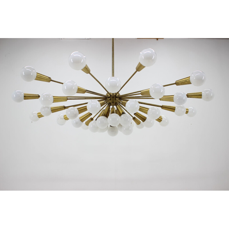 Set of 4 vintage chandeliers Sputnik Atomic, 1960s