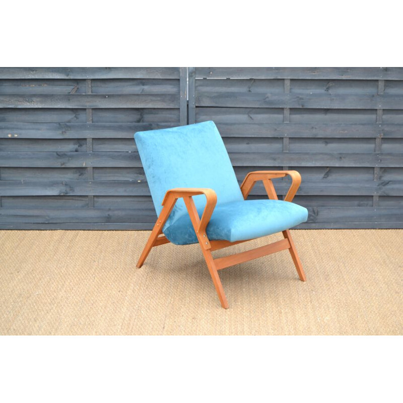 Vintage Czech armchair by František Jirák for Tatra Nabytok, 1960