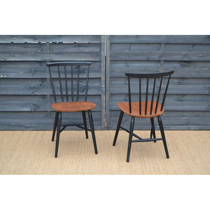 Conjunto de 4 cadeiras vintage da Ilmari Tapiovaara
