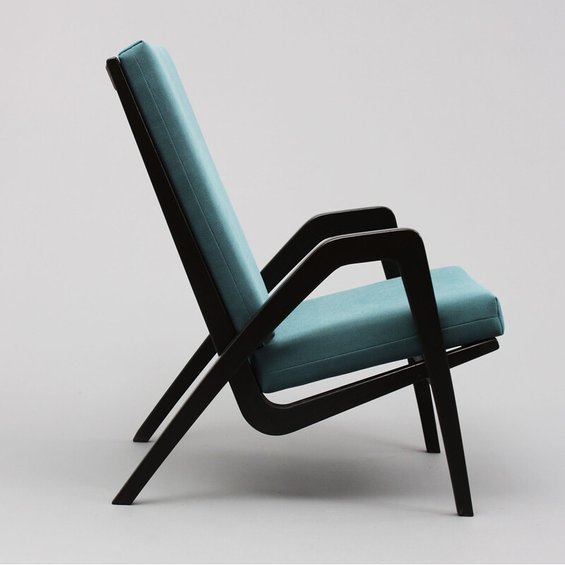 Turquoise armchair - 1960s