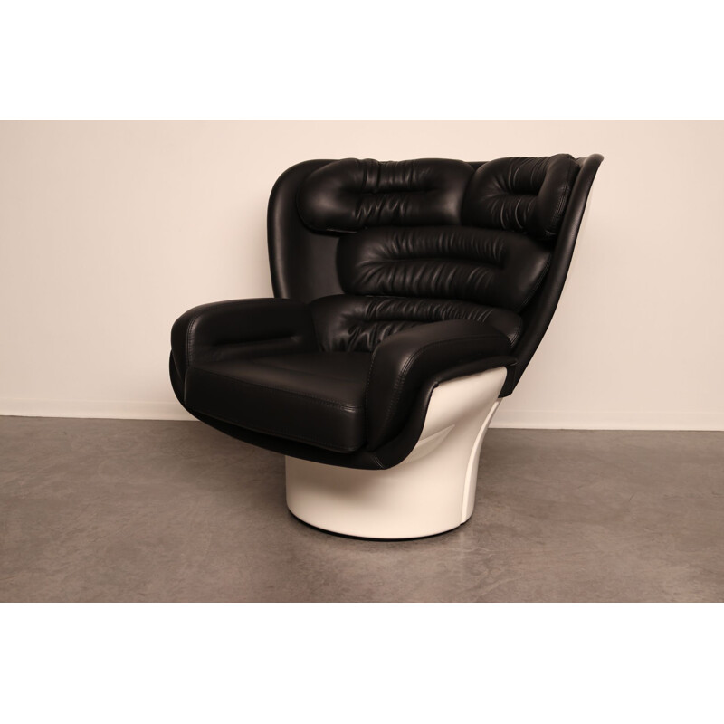 Fauteuil vintage "Elda" par Joe Colombo pour Longhi Collection Loveluxe, Italie