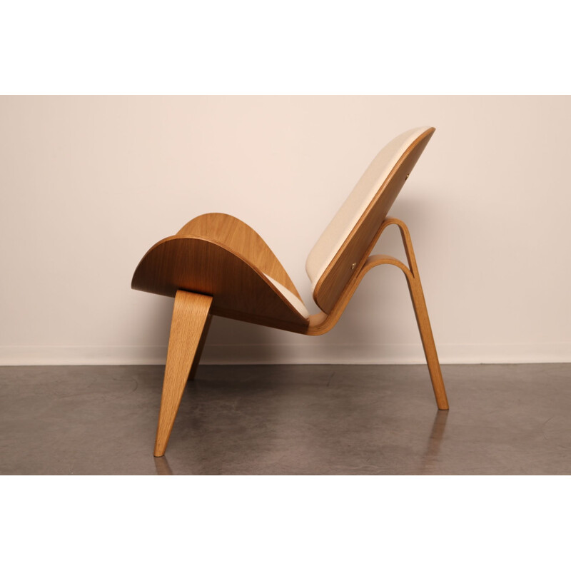 Vintage armchair "Shell chair Ch07" by Hans Wegner for France & Son, Denmark