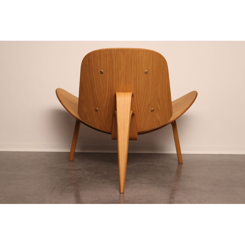 Vintage armchair "Shell chair Ch07" by Hans Wegner for France & Son, Denmark