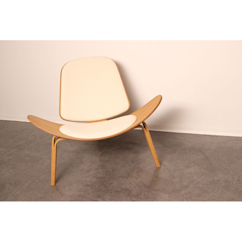 Vintage armchair "Shell chair Ch07" by Hans Wegner for France & Son, Denmark