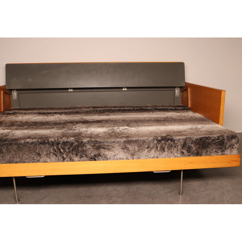 Sofá cama vintage "Ge 258" de Hans Wegenr para Getama, Dinamarca 1960
