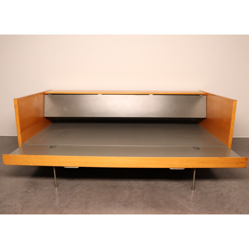 Vintage convertible sofa "Ge 258" by Hans Wegenr for Getama, Denmark 1960s