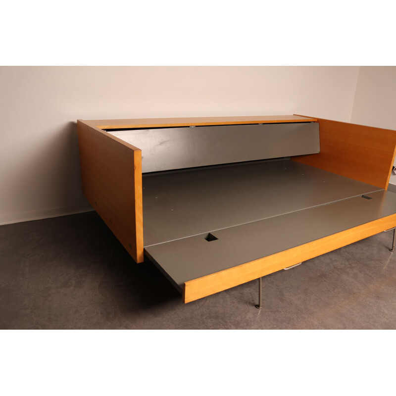 Vintage convertible sofa "Ge 258" by Hans Wegenr for Getama, Denmark 1960s