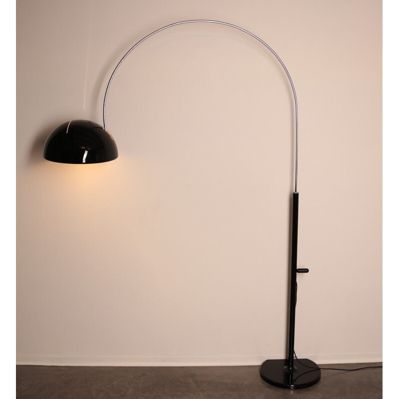Vintage floor lamp "Coupe 3320R" by Joe Colombo for Oluce, Italy 1960s