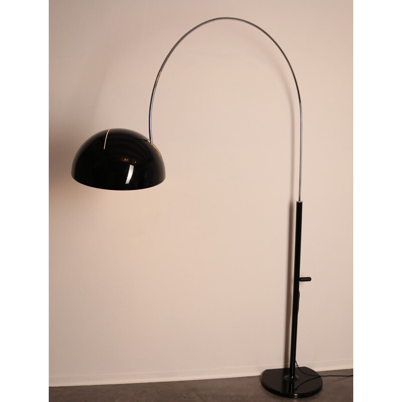 Vintage floor lamp "Coupe 3320R" by Joe Colombo for Oluce, Italy 1960s