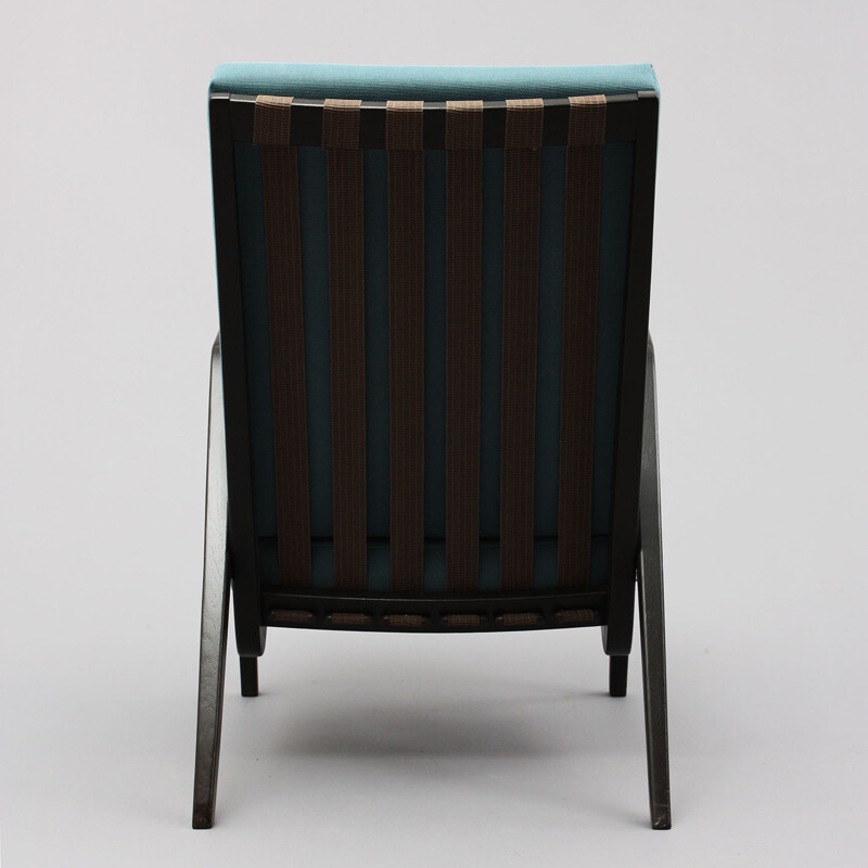 Turquoise armchair - 1960s