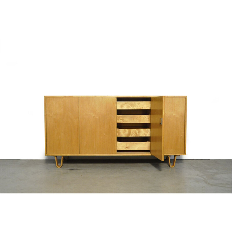 Vintage birchwood sideboard Db02 by Cees braakman for Pastoe, 1950s