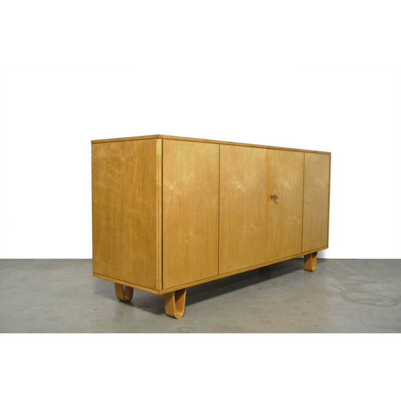 Vintage birchwood sideboard Db02 by Cees braakman for Pastoe, 1950s