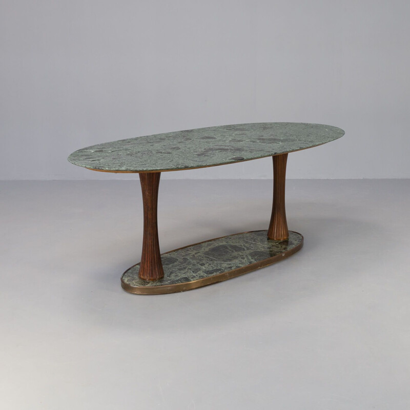 Italian vintage dining table in marble by Vittorio Dassi