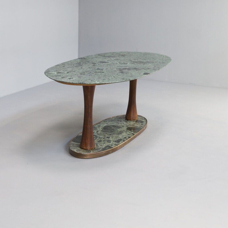 Italian vintage dining table in marble by Vittorio Dassi