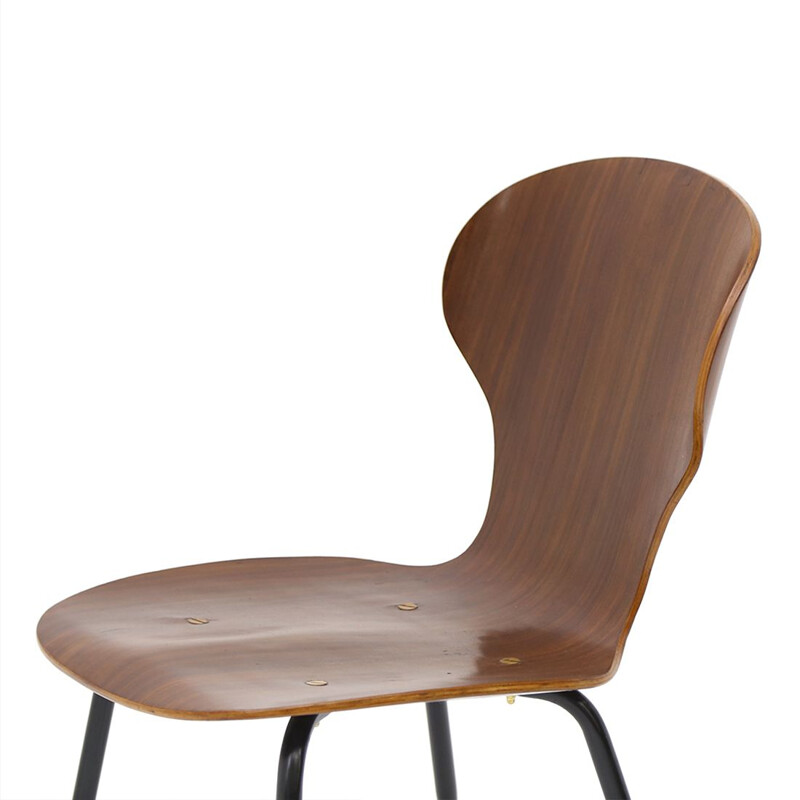 Vintage "Lulli" chair by Carlo Ratti for Industria Legni Curvati, 1950s