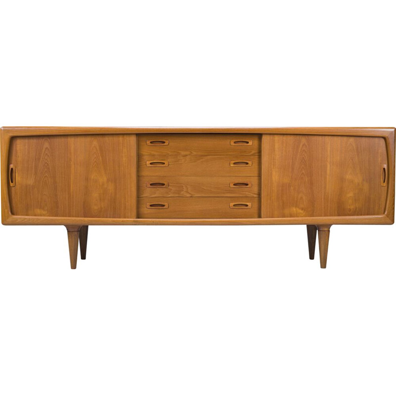 Mid-century Danish teak sideboard by Hp Hansen, 1950s