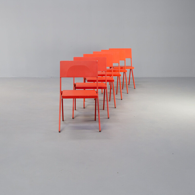 Ensemble de 40 chaises empilables vintage "mia" de Jean Nouvel pour Emu, Italie 2000