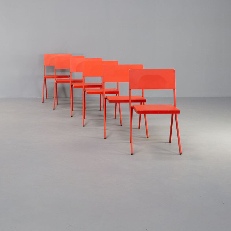 Ensemble de 40 chaises empilables vintage "mia" de Jean Nouvel pour Emu, Italie 2000